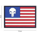 TOPPA 3D GOMMA PUNISHER USA FLAG