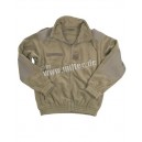 FELPA PILE  C/ZIP  OLIV MIL-TEC