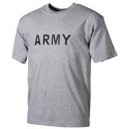 T-SHIRT ARMY GRIGIA MIL-TEC
