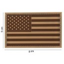 TOPPA 3D GOMMA USA FLAG DESERT