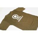 T-SHIRT OLIV ALLIED STAR MIL TEC