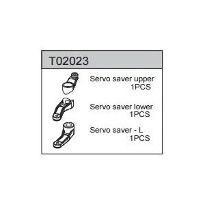 Servo Saver Set 2WD Buggy TEAMC