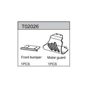 Front Bumper e Motorguard 2WD Buggy TEAMC