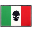 TOPPA 3D GOMMA FLAG ITALY SKULL