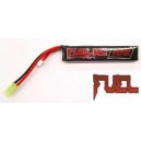 BATTERIA LIPO 7.4V 1200 mAh TUBO FUEL RC